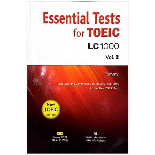 Sách Essential Test For TOEIC LC 1000 Vol 2 (Kèm CD) - Tommy