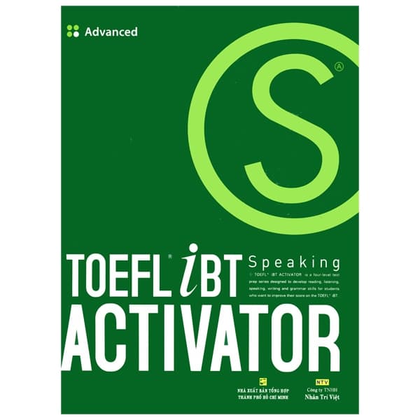 Sách TOEFL iBT Activator Speaking Advanced (Kèm CD)