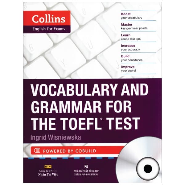 Sách Collins Vocabulary And Grammar For The TOEFL Test (Kèm CD) - Collins Dictionaries