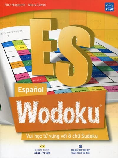 Sách Espanol Wodoku (A1-A2) - Vui Học Từ Vựng Với Ô Chữ Sudoku - Vũ