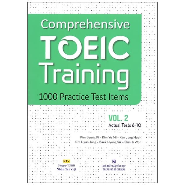 Sách Comprehensive Toeic Training 1000 Practice Test Items (Vol 2) - Kèm CD