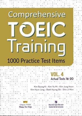 Sách Comprehensive Toeic Training 1000 Practice Test Items (Vol 4) - Kèm CD