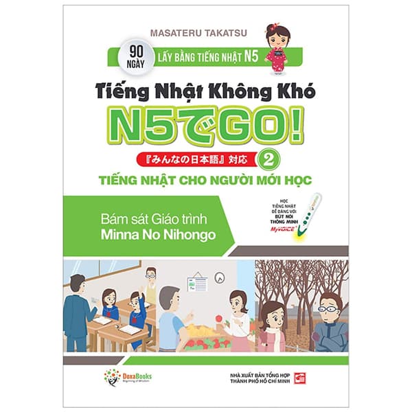 Sách Tiếng Nhật Không Khó - Tiếng Nhật Cho Người Mới Học 2 - Masateru Takatsu