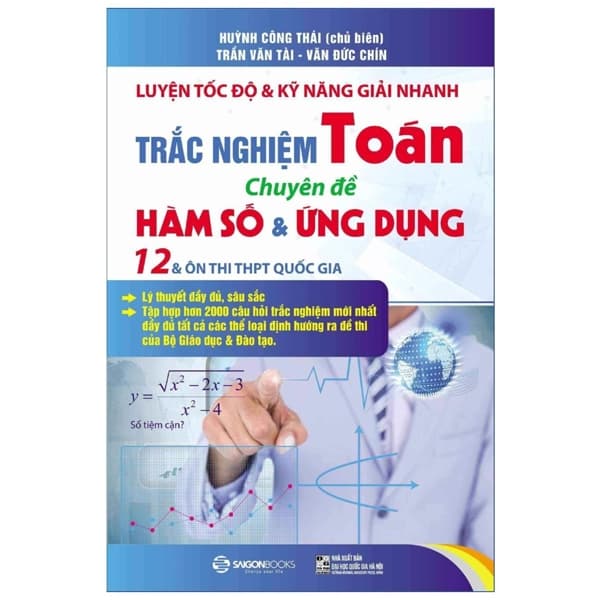 Sách Luyện Tốc Độ Và Kỹ Năng Giải Nhanh Trắc Nghiệm Toán - Chuyên � - Huỳnh Công Thái