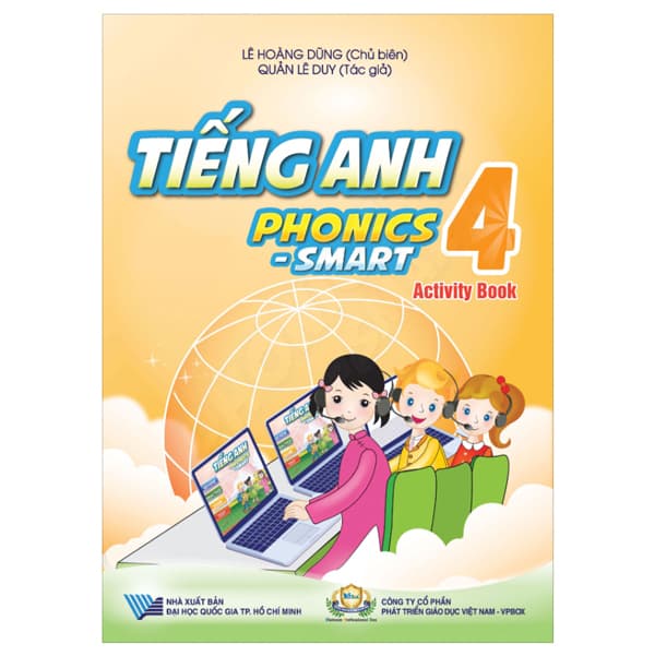 Sách Tiếng Anh 4 Phonics - Smart - Activity Book - Minh Quốc
