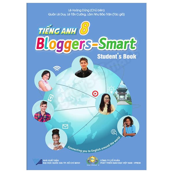 Sách Tiếng Anh 8 Bloggers - Smart - Student's Book - Lê Hoàng Dũng