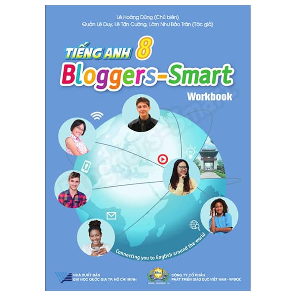 Sách Tiếng Anh 8 Bloggers - Smart - Workbook - Minh Quốc