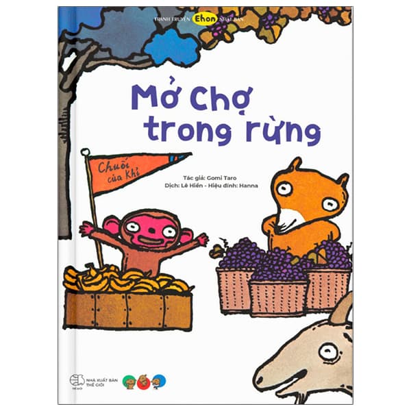 Sách Tranh Truyện Ehon Nhật Bản - Mở Chợ Trong Rừng