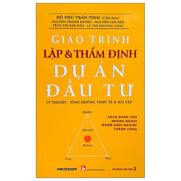 Sách Giáo Trình Lập Và Thẩm Định Dự Án Đầu Tư - Lý Thuyết-Tình Hu - Tài Chính