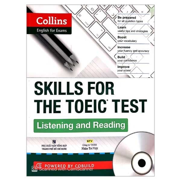 Sách Skills for The TOEIC Test_Listening and Reading (+CD) - Collins Dictionaries