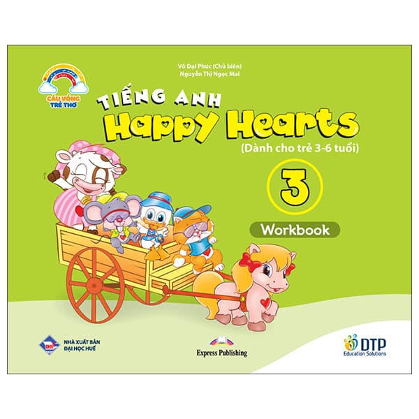 Sách Tiếng Anh Happy Hearts 3 - Workbook - Võ Đại Phúc