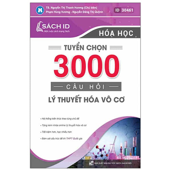 Sách Tuyển Chọn 3000 Câu Hỏi Lý Thuyết Hóa Vô Cơ - TS Nguyễn Thị Thu