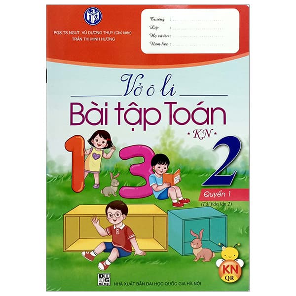 Sách Vở Ô Li Bài Tập Toán 2 - Quyển 1 (Kết Nối) (Tái Bản 2023) - Vũ Dương Thụy