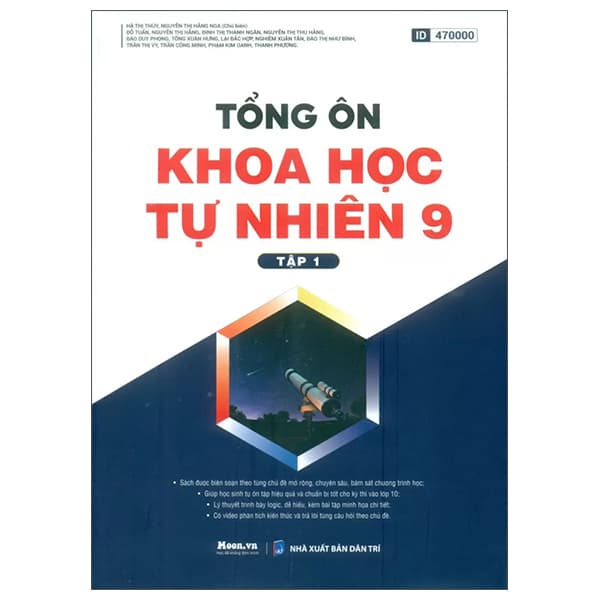 Sách Tổng Ôn Khoa Học Tự Nhiên 9 - Tập 1