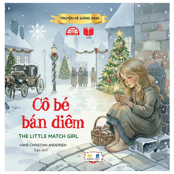 Sách Truyện Kể Giáng Sinh - Cô Bé Bán Diêm - The Little Match Girl