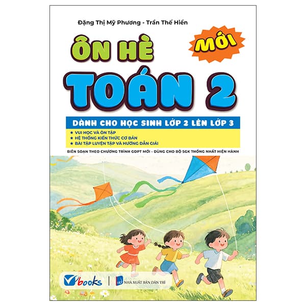 Sách Ôn Hè Toán 2 - Dành Cho Học Sinh Lớp 2 Lên Lớp 3 - Đặng Toán