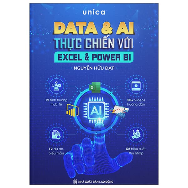 Sách Data Và AI Thực Chiến Với Excel Và Power BI - Hữu Đạt
