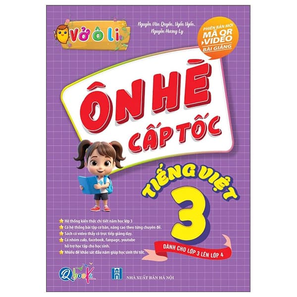 Sách Vở Ô Li - Ôn Hè Cấp Tốc - Tiếng Việt 3 - Dành Cho Lớp 3 Lên Lớ - Nguyễn Văn Quyền