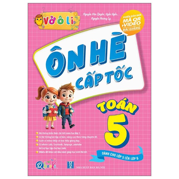 Sách Vở Ô Li - Ôn Hè Cấp Tốc - Toán 5 - Dành Cho Lớp 5 Lên Lớp 6 - Nguyễn Văn Quyền
