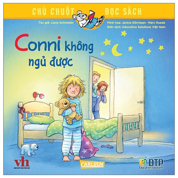 Sách Chú Chuột Đọc Sách - Conni Không Ngủ Được - Liane Schneider