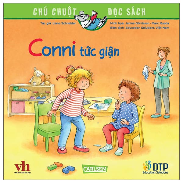 Sách Chú Chuột Đọc Sách - Conni Tức Giận - Liane Schneider