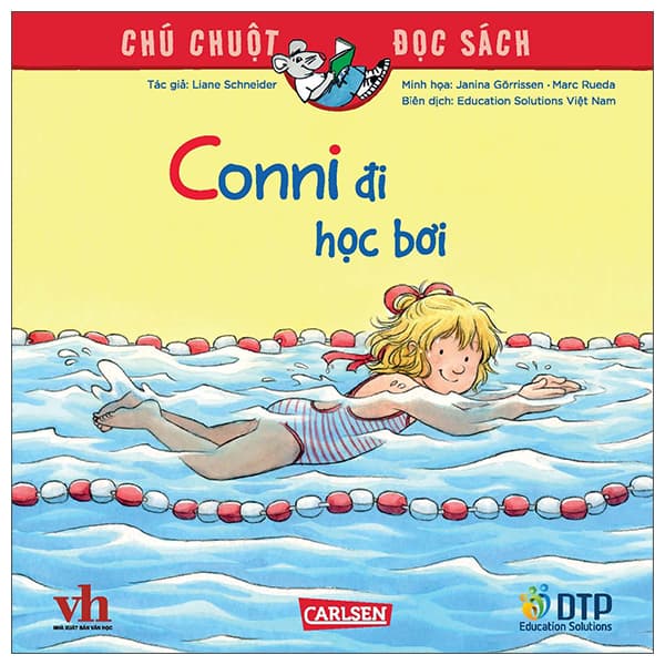 Sách Chú Chuột Đọc Sách - Conni Đi Học Bơi - Liane Schneider