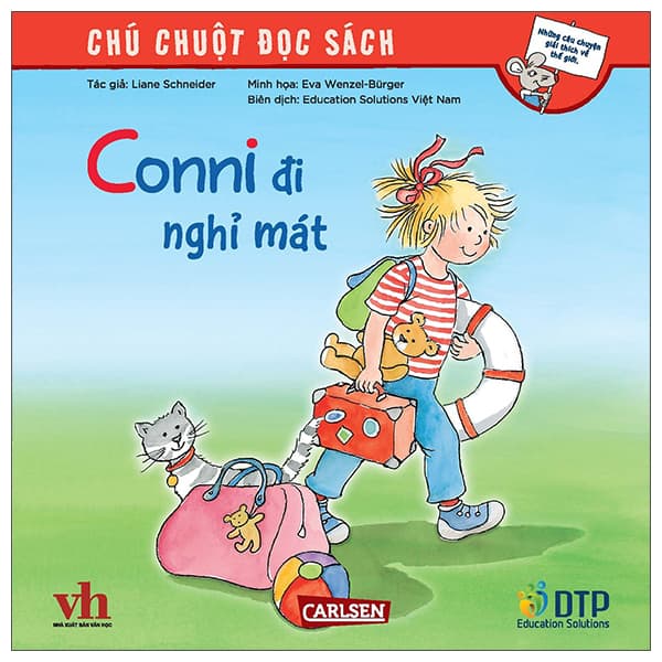 Sách Chú Chuột Đọc Sách - Conni Đi Nghỉ Mát - Liane Schneider
