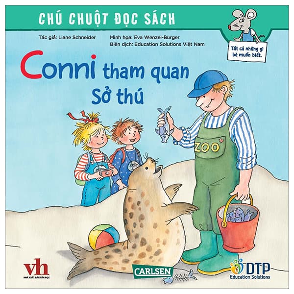 Sách Chú Chuột Đọc Sách - Conni Tham Quan Sở Thú​ - Liane Schneider