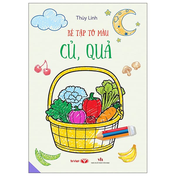 Sách Bé Tập Tô Màu - Củ, Quả - Thuỳ Linh