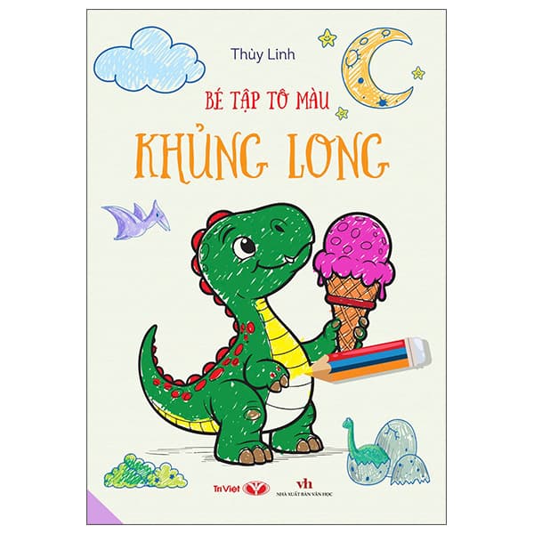 Sách Bé Tập Tô Màu - Khủng Long - Thuỳ Linh