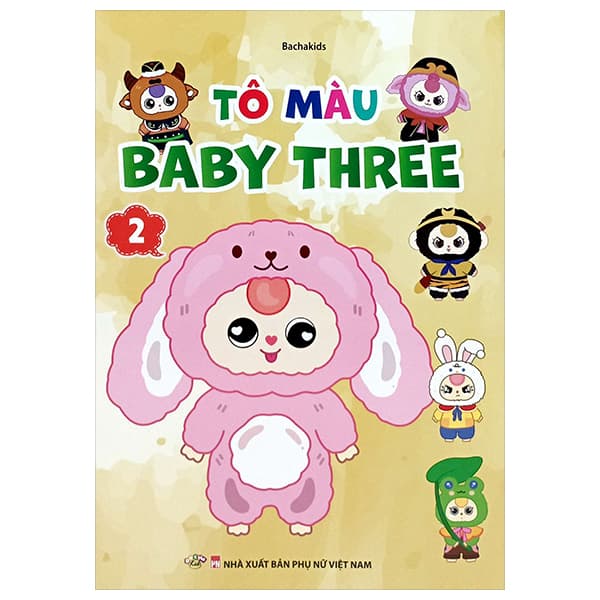 Sách Tô Màu Baby Three 2