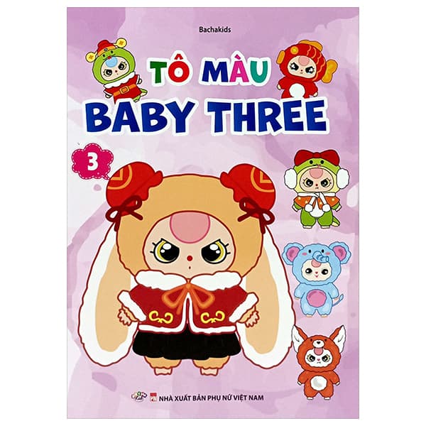 Sách Tô Màu Baby Three 3