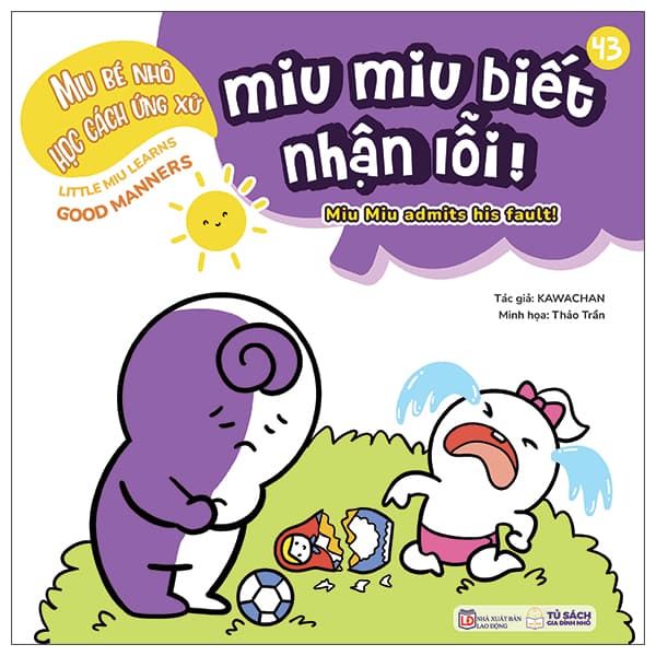 Sách Ehon Kĩ Năng Sống - Miu Bé Nhỏ Học Cách Ứng Xử - Tập 43 - Miu Miu - Kawachan