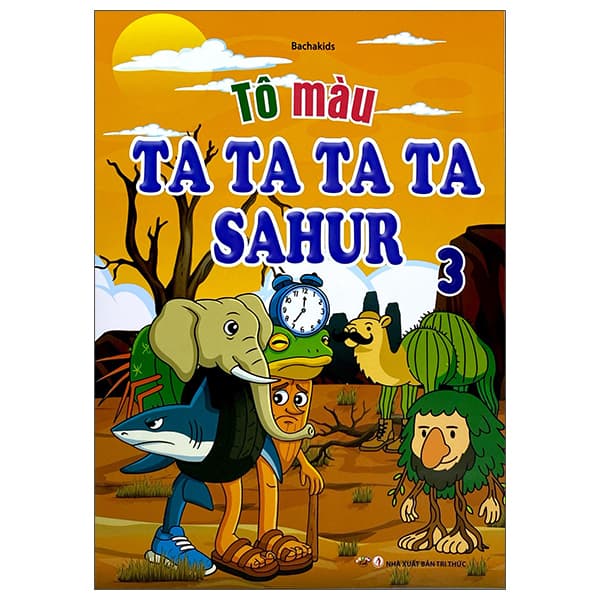 Sách Tô Màu - Ta Ta Ta Ta Sahur - Tập 1 - Bachakids