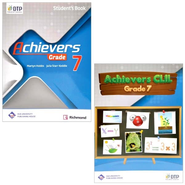 Sách Achievers Grade 7 - Student's Book + CLIL Book - Nhiều Tác Giả