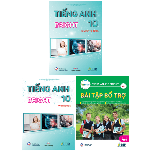 Sách Bộ Sách Tiếng Anh 10 - Bright - Student's Book + Workbook + Bài Tập Bổ - Võ Đại Phúc