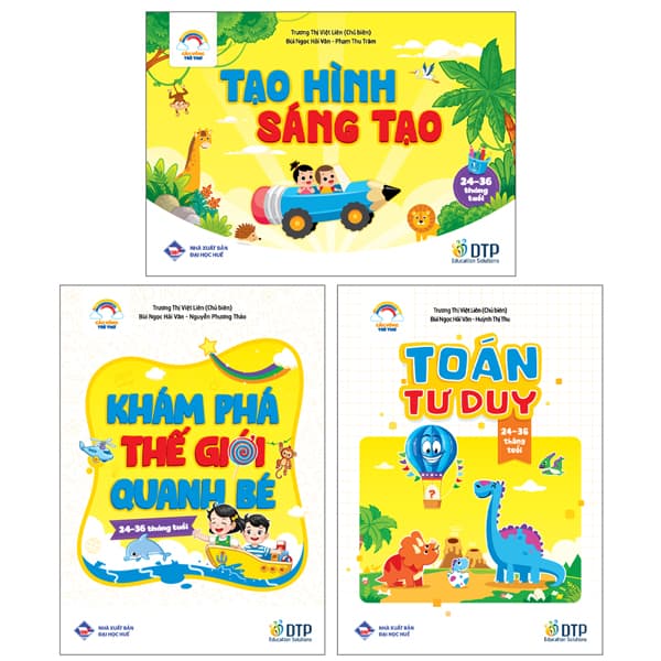 Sách Bộ Sách Cầu Vồng Trẻ Thơ - Dành Cho Trẻ 24-36 Tháng Tuổi (Bộ 3 - Nhiều Tác Giả