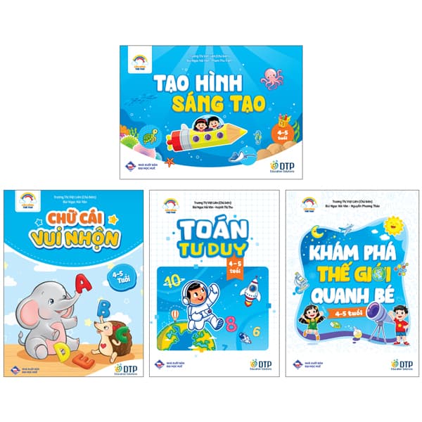 Sách Bộ Sách Cầu Vồng Trẻ Thơ - Dành Cho Trẻ 4-5 Tuổi (Bộ 4 Quyển) - Nhiều Tác Giả