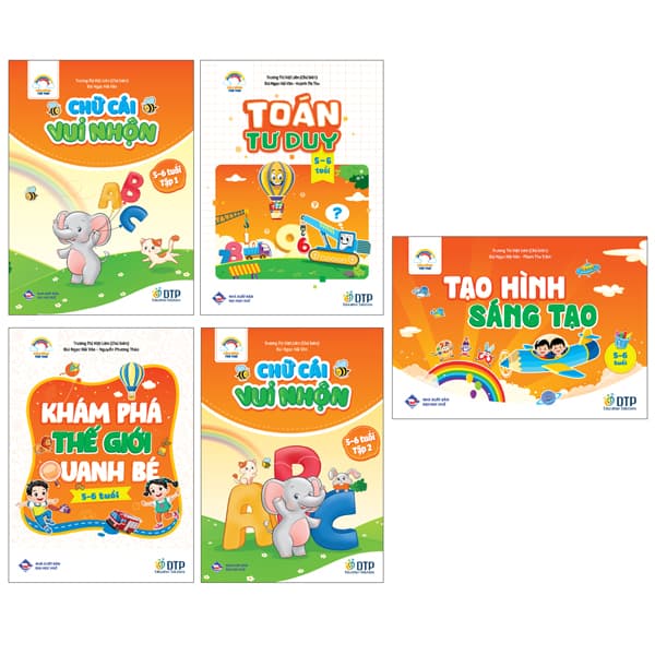 Sách Bộ Sách Cầu Vồng Trẻ Thơ - Dành Cho Trẻ 5-6 Tuổi (Bộ 5 Quyển) - Nhiều Tác Giả