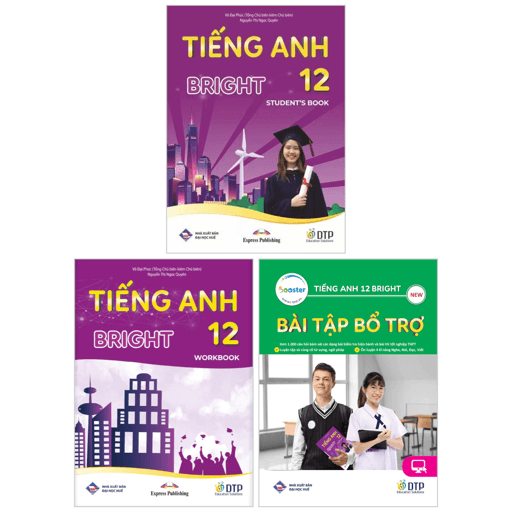 Sách Bộ Sách Tiếng Anh 12 - Bright - Student's Book + Workbook + Bài Tập Bổ - Võ Đại Phúc