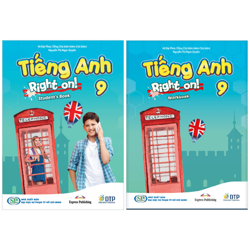 Sách Bộ Sách Tiếng Anh 9 - Right On! - Student's Book + Workbook (Bộ 2 Cuốn) - Võ Đại Phúc