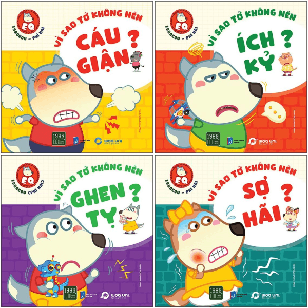 Sách Combo Sách Wolfoo EQ - Vì Sao Tớ Không Nên (Bộ 4 Cuốn)