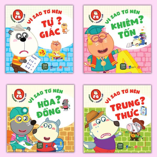 Sách Bộ Sách Wolfoo EQ - Vì Sao Tớ Nên (Bộ 4 Cuốn) - 1980Edu