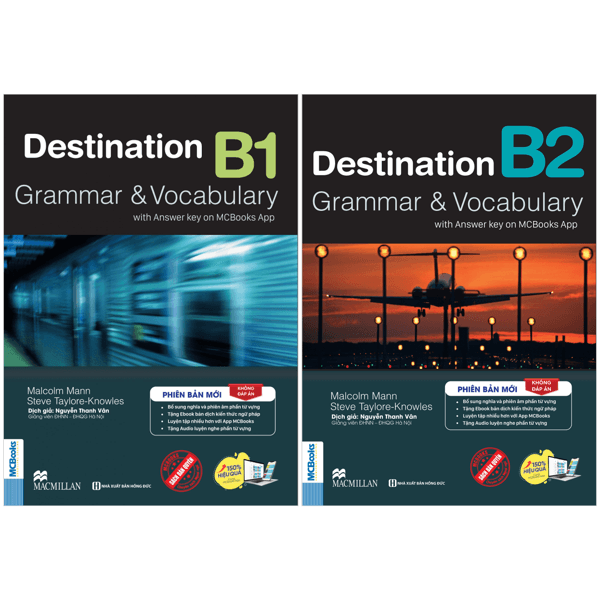 Sách Combo Sách Destination - Grammar And Vocabulary with Answer Key - B1 + B2 (Khôn - Malcolm Mann
