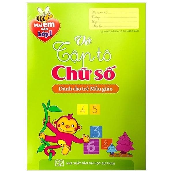 Sách Mai Em Vào Lớp 1 - Vở Tập Tô Chữ Số (Tái Bản) - Lê Hồng Mai