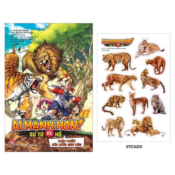 Sách Ai Mạnh Hơn? - Sư Tử VS. Hổ - Trận Chiến Của Chúa Sơn Lâm - Tặ - Chì