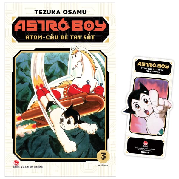 Truyện Tranh Astro Boy - Atom Cậu Bé Tay Sắt - Tập 3 - Tặng Kèm Bookmark - Tezuka Osamu