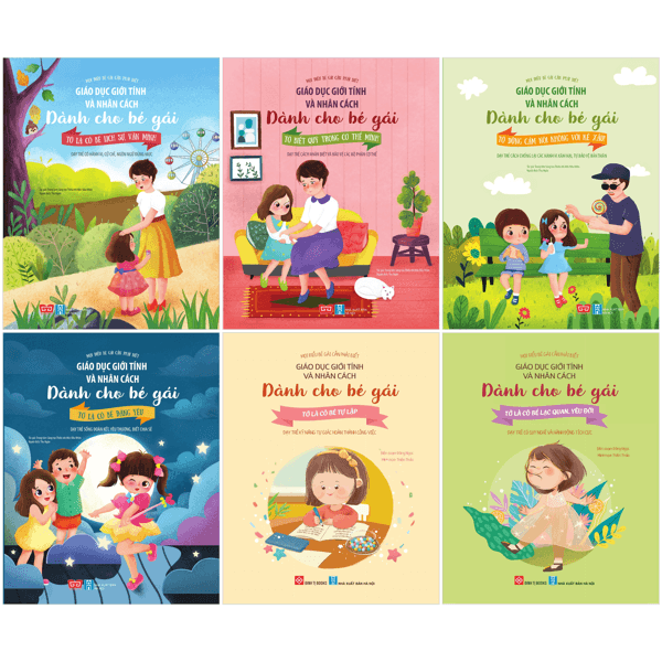 Sách Combo Sách Mọi Điều Bé Gái Cần Phải Biết - Giáo Dục Giới Tính - Trung Tâm Sáng Tạo Thiếu Nhi Mộc Đầu Nhân