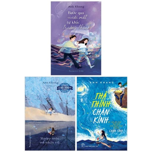 Sách Bộ Sách Anh Khang - Ngày Trôi Về Phía Cũ + Bước Qua Nước Mắt, T� - Anh Khang