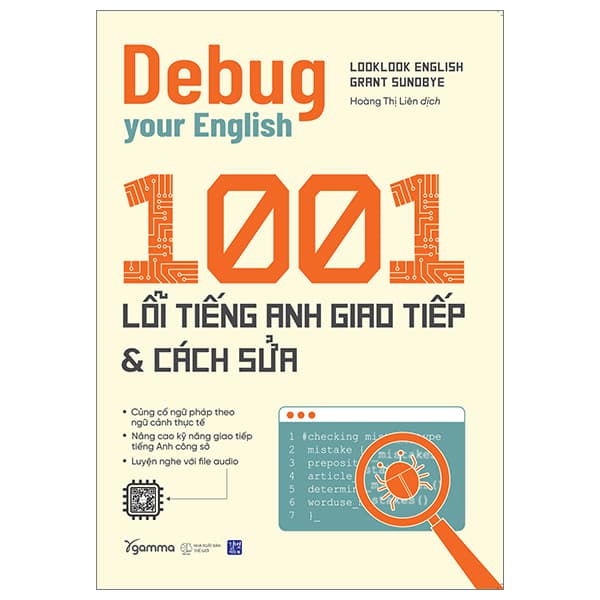 Sách Debug Your English - 1001 Lỗi Tiếng Anh Giao Tiếp Và Cách Sửa - Looklook English